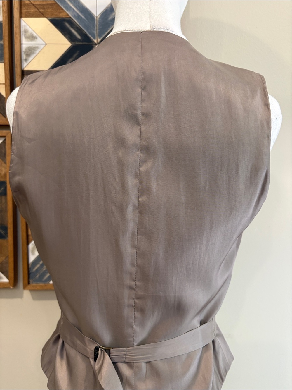 Vintage Ralph Lauren Wool Houndstooth Tweed Vest size 6 *As-Is* - Picture 7 of 14